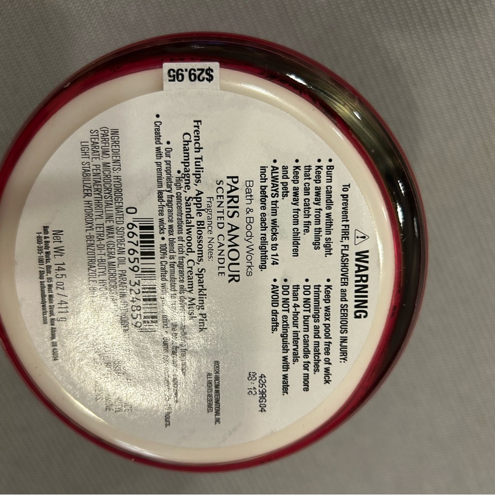 Bath & Body Works Emily in Paris Candle - Purple and Black - Picture 5 of 5